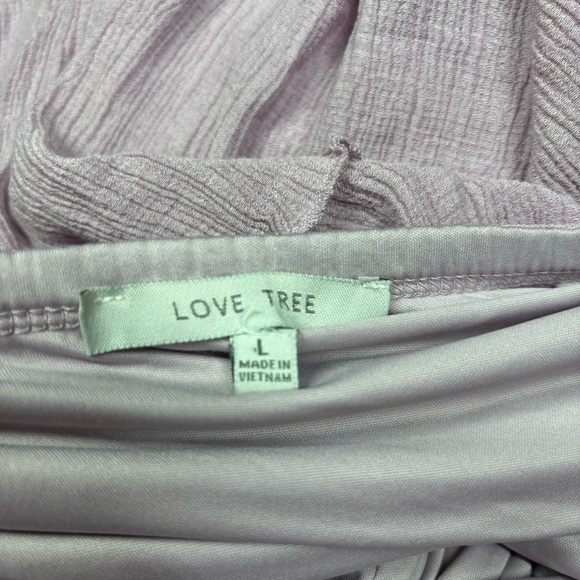 Love Tree Dress Womens Large Lace Crochet Tiered Ruffles Cut Out Backless Dinner - Picture 3 of 6